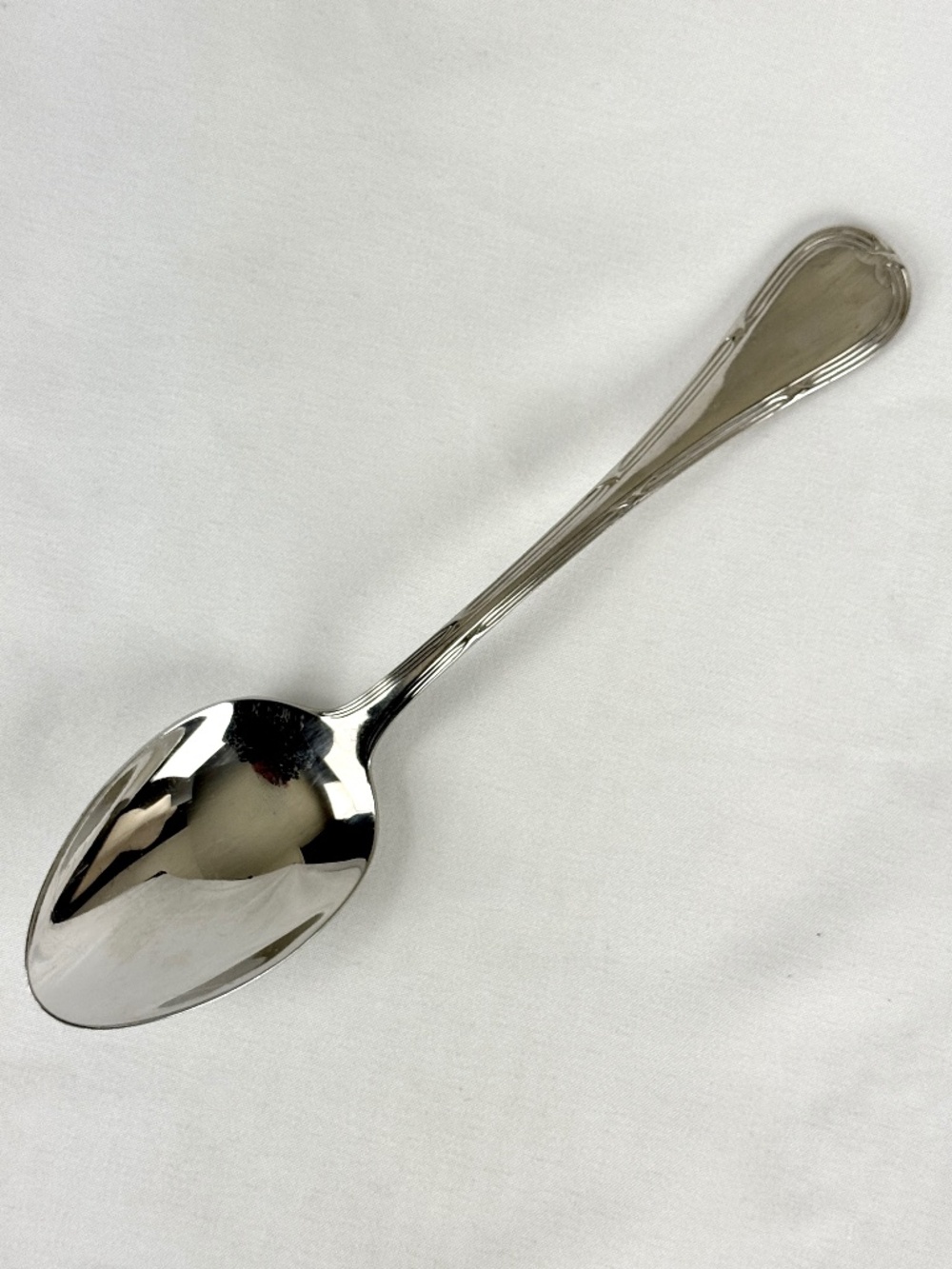 Vintage 1980 Grand Ribbon Tablespoon Stainless Steel Oval Soup Spoon WMF Germany